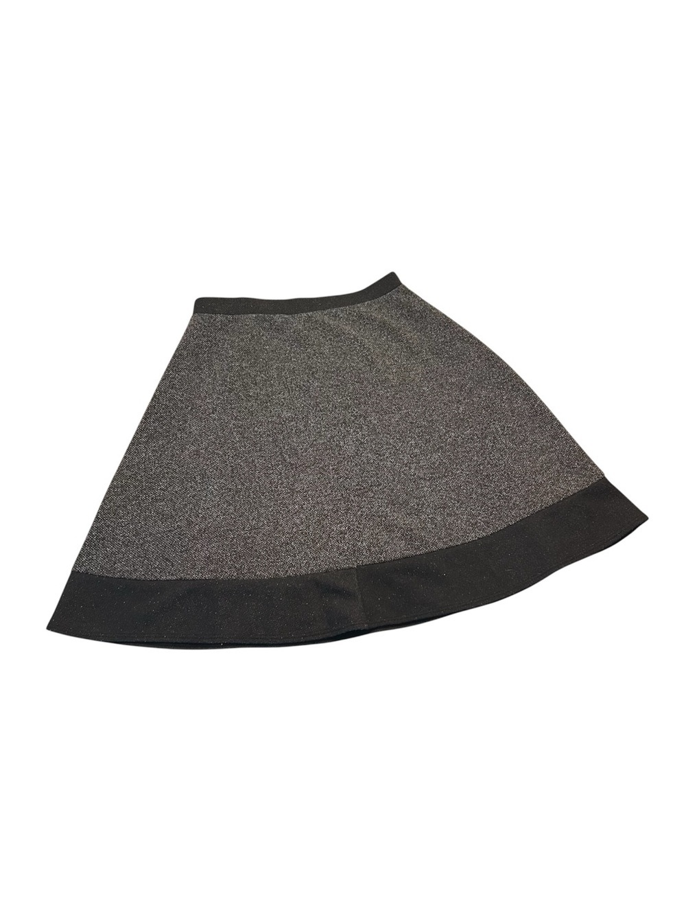 Joe B. Metallic Black A-Line Skirt - Women Size M